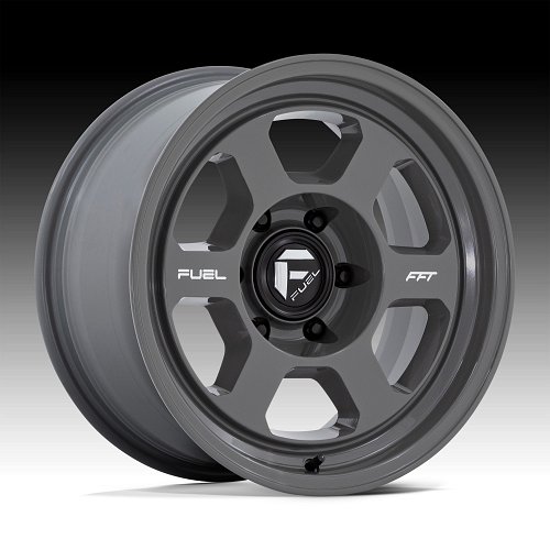 Fuel Hype FC860AX FFT Battleship Gray Custom Truck Wheels 1